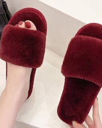 Fuzzy House Slippers