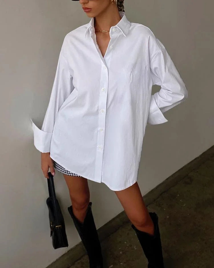 Oversized Cotton Candy Color Shirt