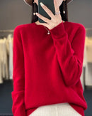 Extrafine Merino Wool Round-Neck Sweater