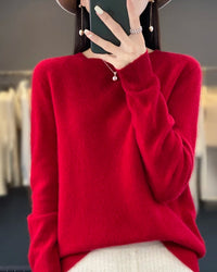 Extrafine Merino Wool Round-Neck Sweater