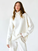 Turtleneck Oversized Pullover Sweater