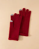 Cashmere Simple Knit Thermal Gloves