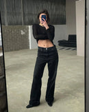 Slim See-Through Pullover Top