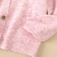 Wool Blend Soft Knitted Short Cardigan
