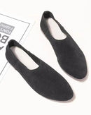Women's Pointed-Toe Suede Loafers