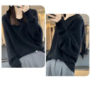 Hooded 100% Wool Knitted Sweater