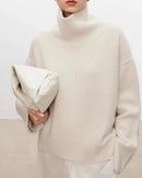 Oversized Cashmere Turtleneck Sweater