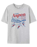 Vintage Ski Graphic Loose Knit Tee