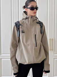 Vintage Hooded WindbreakerJacket