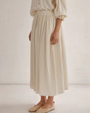 Retro Casual Straight-Cut Midi Skirt