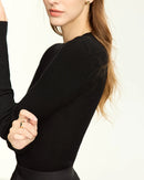 Simple Slim-Fit Wool Crewneck Sweater