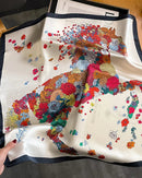 New Women's Silk Printed Scarf