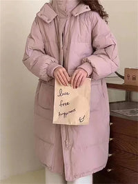 Oversized Long Parka Jacket with A Hood