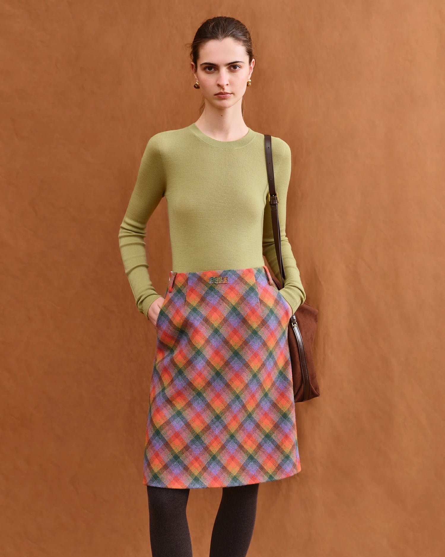 Wool Superfine Seamless Crew Neck Sweater