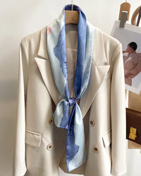 Women's Printed Silk Scarf & Shawl