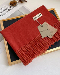 Faux Cashmere Thick Wrap Scarf in Colors