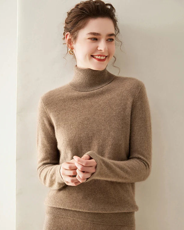 Classic Cashmere Turtleneck Sweater