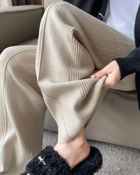 Women's Relaxed Knit Wide Leg Pants