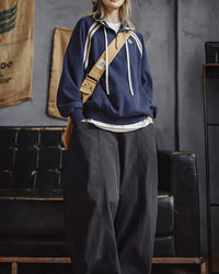 Relaxed Half Zip Pullover