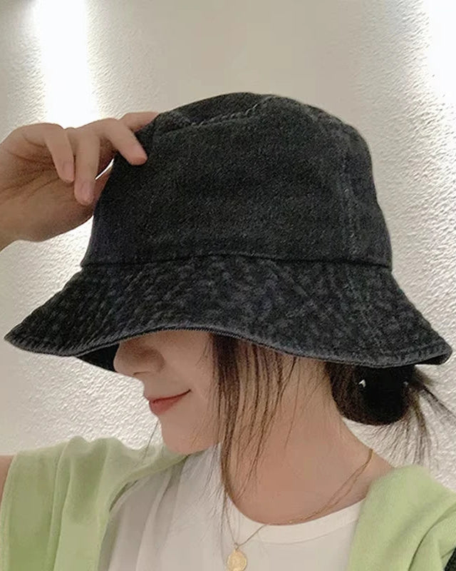 Woven Bucket Hat Unisex Sun Protection