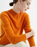 Merino Wool Mock Neck Sweater