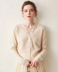 Cashmere Casual V-Neck Knit Sweater