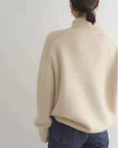 Oversized Turtleneck Cashmere Sweater