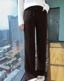 Cashmere Knit Wide Leg Pants