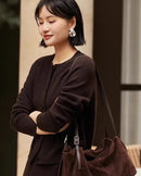Pure Cashmere Round Neck Cardigan