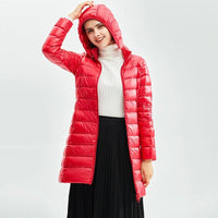 Ultralight Thin Long Puffer Coat