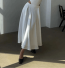 Elegant Satin High Waist Maxi Skirt