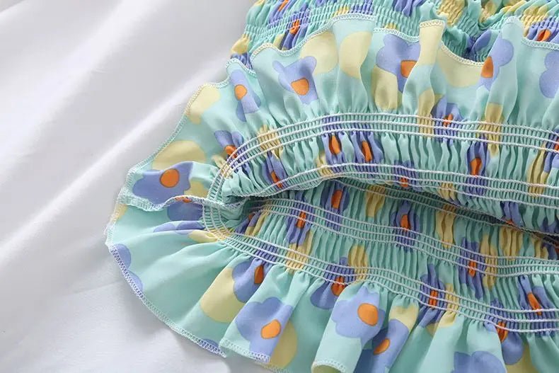 Print Folds Bohemian Sleeveless Vest