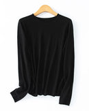 Lightweight Merino Blend Crew Neck Sweater