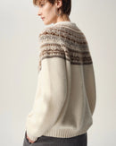 Fair Isle Merino Wool Cardigan