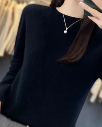 Extrafine Merino Wool Round-Neck Sweater