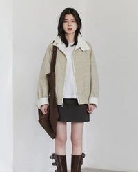 Reversible Stand Collar Jacket