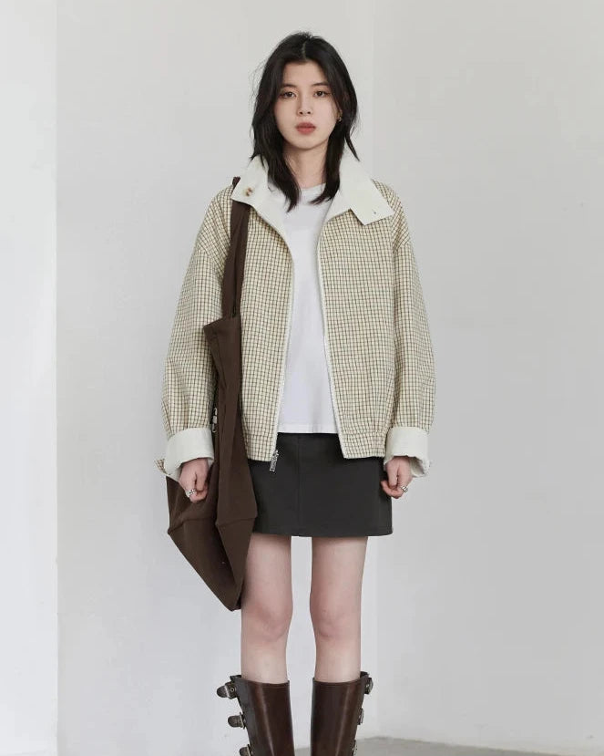 Reversible Stand Collar Jacket
