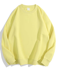 Loose-Fit Pure Cotton Pullover Sweatshirt