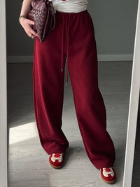 High-Waisted Wide-Leg Sweatpants