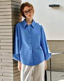Casual And Versatile Pure Cotton Long-Sleeved Shirt