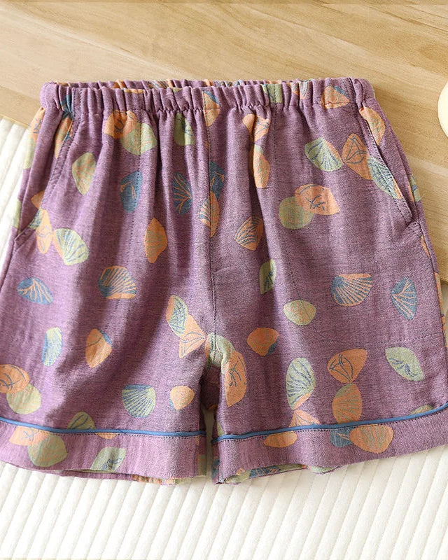 Cotton Printed Lounge Shorts