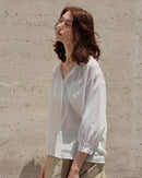 New V-Neck Drawstring Lightweight Shirt