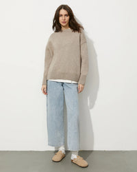 O Neck Knitted Sweater