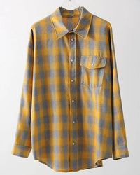 Classic Plaid Relaxed Longline Shirt