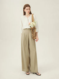 Linen Three-quarter Sleeve Shirts