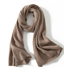 High-Quality Pure Cashmere Knitted Scarf