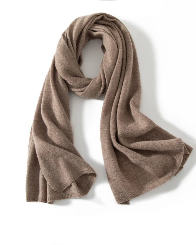 High-Quality Pure Cashmere Knitted Scarf