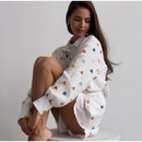 Cotton long sleeves Shirt & Shorts Set