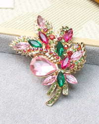 Baroque Floral Openwork Brooch