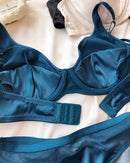 Ice Silk Comfortable Push-Up Bra Set